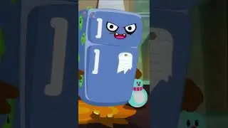 Haunted Fridge #halloween #cartoon #shorts #viral #trending