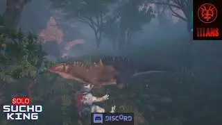 Path of Titans |  Acrocanthosaurus vs Noviana