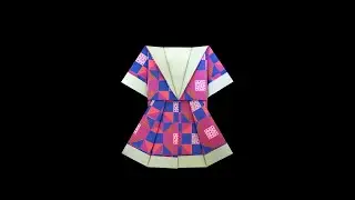 ORIGAMI DRESS TUTORIAL! 👗