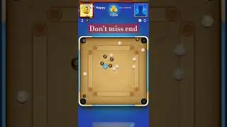 don't miss end 😔#carrompool #shorts