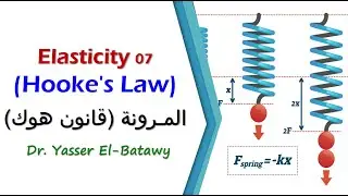 Elasticity 07- Hooke's Law -  قانون هوك