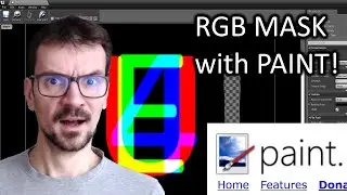 How to make RGB Texture Mask for UE4 in Paint!