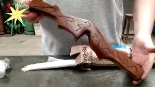 Apresentação Arco Recurvo com Laminas de Mola de Aço Feito pelo Gear Queiroz