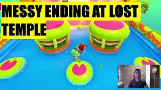 MESSY ENDING AT LOST TEMPLE - Fall Guys gameplay 60fps