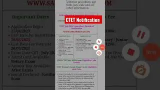 #ctet_notification 2023