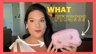 What Fits in my Coach Butterfly Makeup Bag???