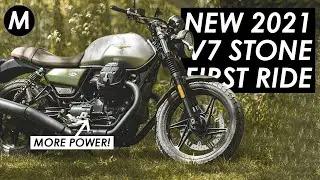 Why The New 2021 Moto Guzzi V7 Stone Centenario Is Better Than Ever! First Ride Review