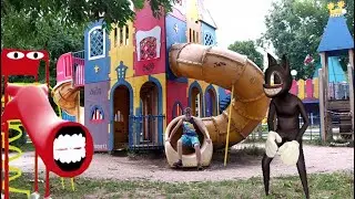 ДЕТСКАЯ ГОРКА ПОЖИРАТЕЛЬ В РЕАЛЬНОЙ ЖИЗНИ