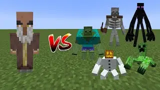 The Grandmaster(Min's Universe) Vs Mutant Monsters - Minecraft Mob Battle