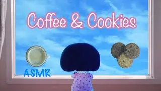 [ASMR] relaxing asmr ambience (no talking) | street sounds, eating and drinking