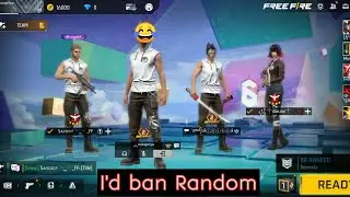 Free Fire Random Word Chat Player Scammer😂 | Free Fire Max Playing Just Fun 3 Player BR Rank 12 Kill