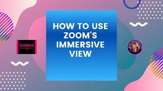 How to use Zoom's Immersive View
