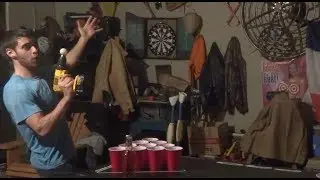 Beer Pong trick shot only
