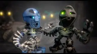 Unfinished BIONICLE Fan Animation -- Kopeke meets Midak
