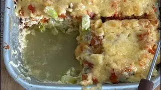 Так вкусно, что съели моментально! Запеканка из кабачков. Рецепт полезного обеда