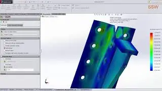 МКЭ / FEA  Кронштейн Simulation VS ручной расчет