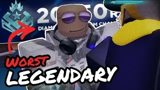 USING THE WORST LEGENDARY ON RANKED?? UNTITLED BOXING GAME