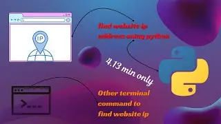 Find ip address of website using domain name