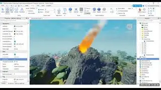 Roblox. Эффекты. Дымящаяся лава. ParticleEmitter