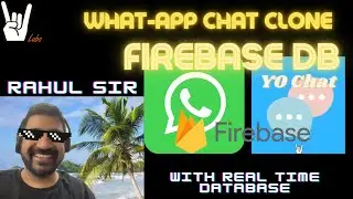 MIT App Inventor - WhatsApp Clone - Setup Firebase DB- part-3