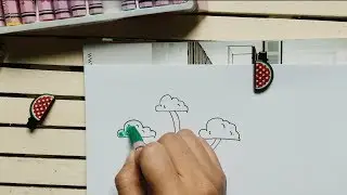 Coloring with Colormelon - Drawing Tree for Kids Learning Colors
