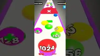 Number Ball 3D - Merge Games (android) level 220 #2048ballgame #ballgame #2048