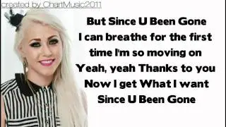 Amelia Lily - Since U Been Gone (Lyrics On Screen)