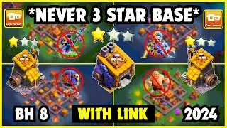 🏆 TOP 5! Builder Hall 8 (BH8) Base Layout + Copy Link 2024 | Clash of Clans