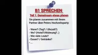 Goethe Zertifikat B1 Sprechen