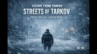 Escape from Tarkov ambient snow & blizzard – Streets of Tarkov Daytime - no gun sounds