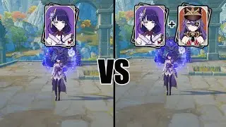 Raiden Without And With Chevreuse Buff - Genshin Impact