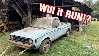 Barn Find VW Rabbit Golf Pickup Sitting for 25 Years! :Rebuild Part 1