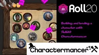 Roll20 Charactermancer - Guide to building a new character