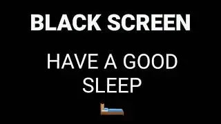 The soothing sound of rain creating a calm and serene atmosphere promotes mental / Black Screen