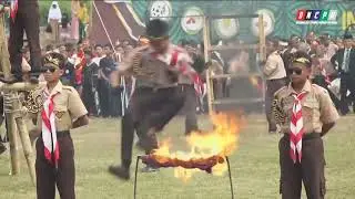 Penampilan Pasukan Khusus Pramuka Putra