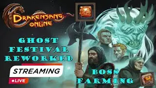 Drakensang Online | GHOST FESTIVAL 👻​ GWENFARA FARMING for progress bar | ​LIVE GAMEPLAY 🎮​
