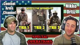 The Three US Military Tiers Explained - Nikko Ortiz and CAC React