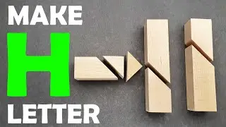 Make an H using all 7 puzzle pieces. 