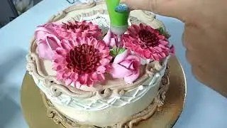 Торт для женщины на день рождения!