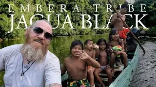 Artist Collecting Ancient Black Pigment with The Embera Tribe