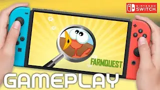 Farmquest Switch Gameplay | Let's Learn Animal with Farmquest Nintendo Switch
