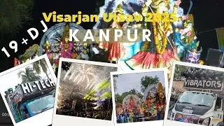 KANPUR DURGA PUJA VISARJAN UTSAV 2025 (19+ DJ HIGHLIGHT) #durgapuja #kanpur