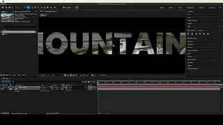 How to Put Video Inside Text in After Effects | No Plugin