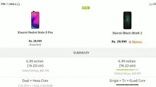 Xiaomi Redmi Note 8 Pro vs Xiaomi Black Shark 2 Full Comparison ||