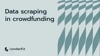 Data scraping in crowdfunding