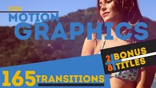 After Effects Template - 165 Transitions & 28 Titles Pack Motion Graphics - VideoHive Project