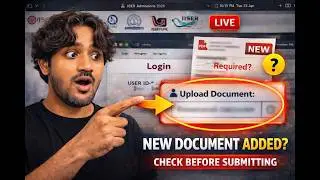 IAT 2026 Counselling Portal Changes | Step-by-Step New Document Upload Update
