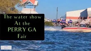 Part of the water show at the Perry GA Fair