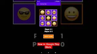 Tic Tac Toe game | Google Play Store #googleplaystore #tictactoe #game #gaming #shorts