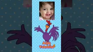 INVITACIÓN GALLINA PINTADITA CUMPLE Nº1 DE ANNITA (VERT.)